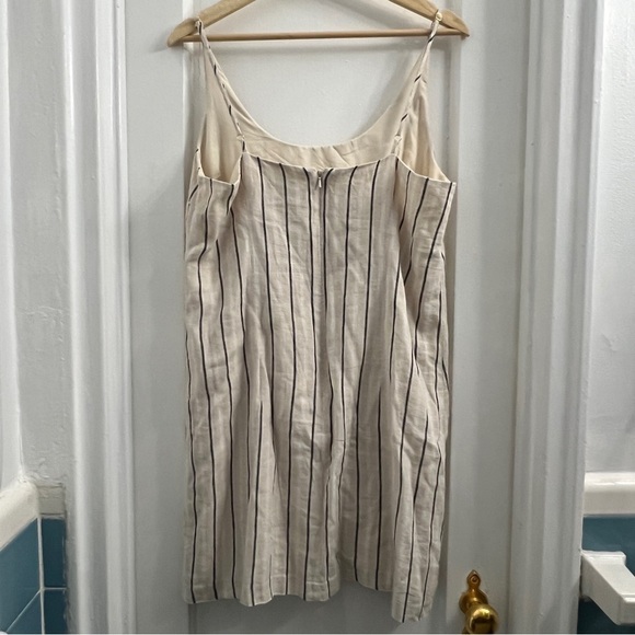 Gentle Fawn Finn Linen Dress, Beige and Black Stripe size 8 - Picture 4 of 6